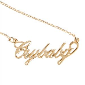 Gold “Crybaby” Necklace